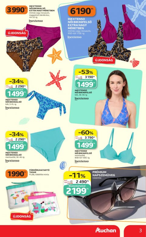 AUCHAN Hipermarket Strand időszak akciós újság