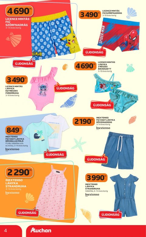 AUCHAN Hipermarket Strand időszak akciós újság