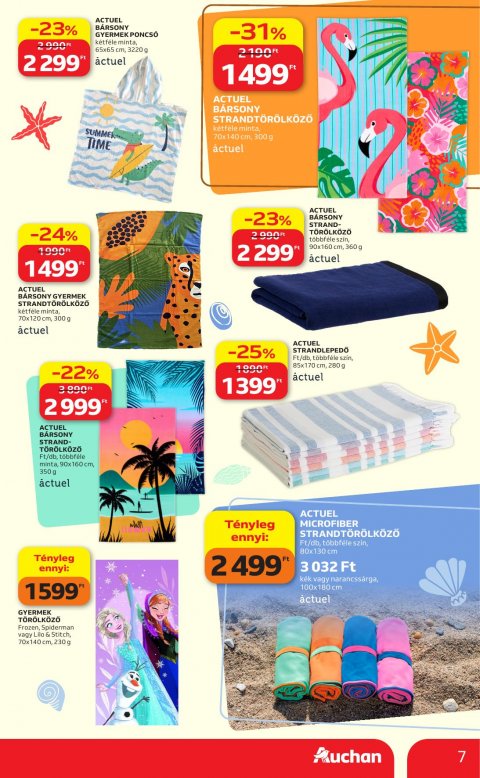 AUCHAN Hipermarket Strand időszak akciós újság