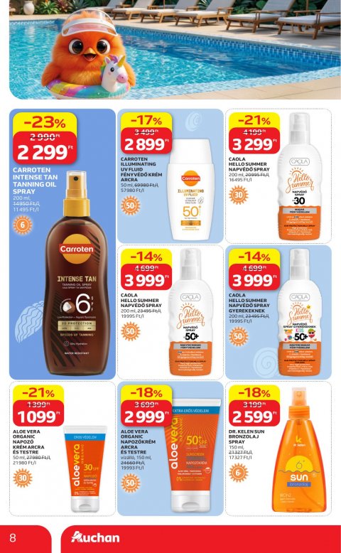 AUCHAN Hipermarket Strand időszak akciós újság