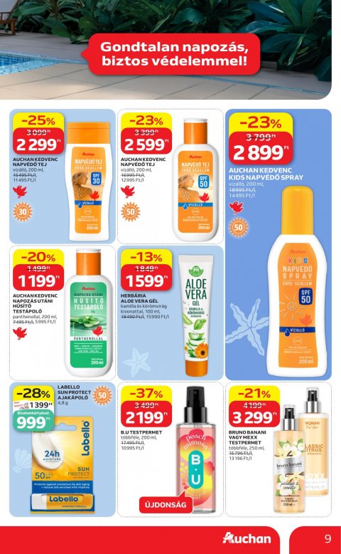 AUCHAN Hipermarket Strand időszak akciós újság