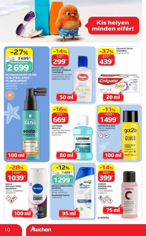 AUCHAN Hipermarket Strand időszak akciós újság