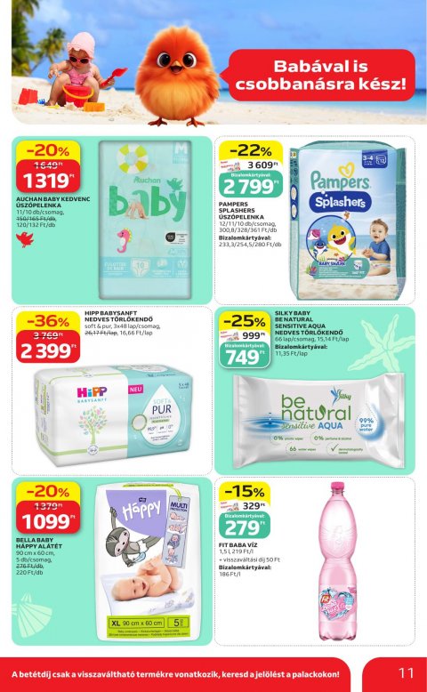 AUCHAN Hipermarket Strand időszak akciós újság