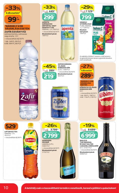 AUCHAN Szupermarket akciós újság