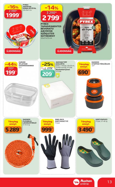 AUCHAN Szupermarket akciós újság