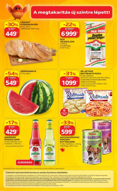AUCHAN Szupermarket akciós újság