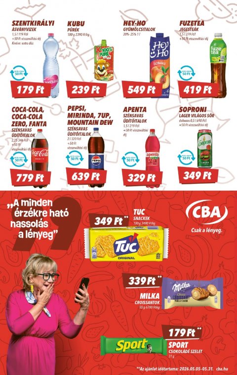 CBA akciós újság