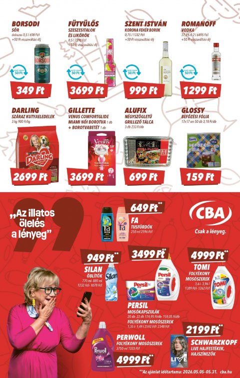 CBA akciós újság