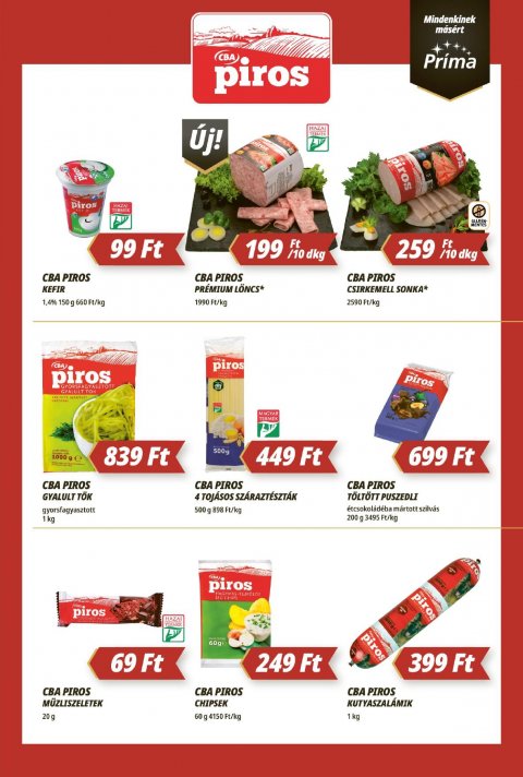 CBA Príma akciós újság
