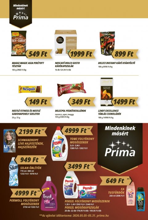 CBA Príma akciós újság