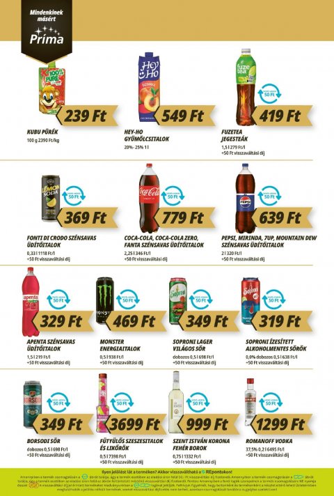 CBA Príma akciós újság