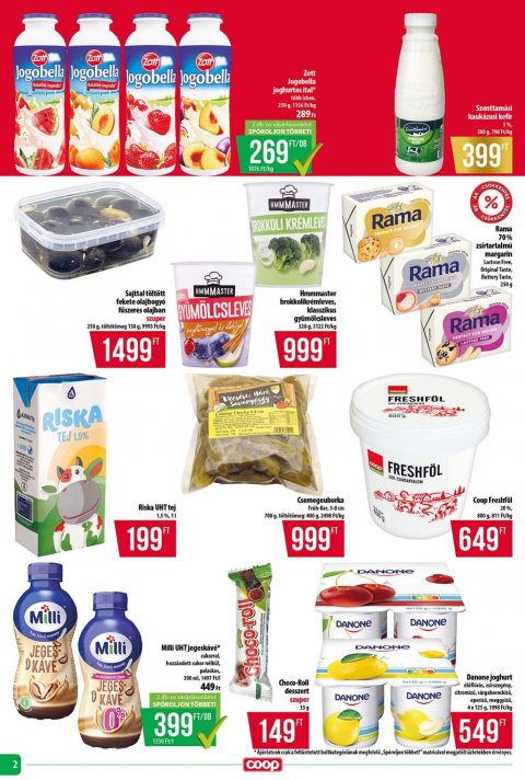 COOP Tisza akciós újság