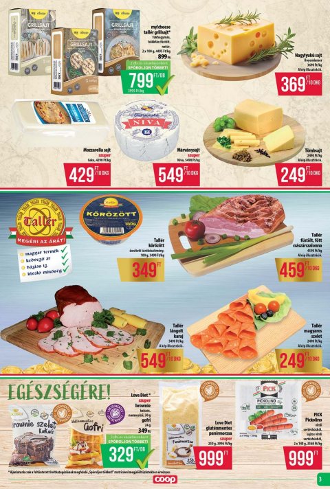 COOP Tisza akciós újság