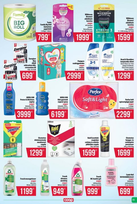 COOP Tisza akciós újság