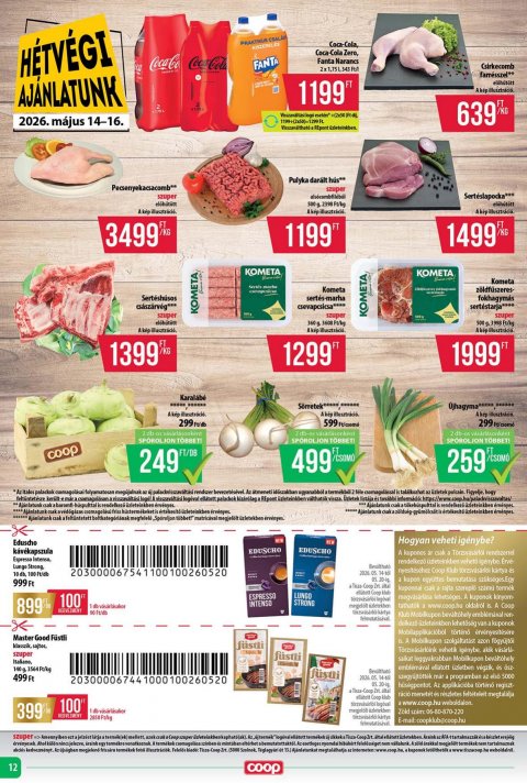 COOP Tisza akciós újság