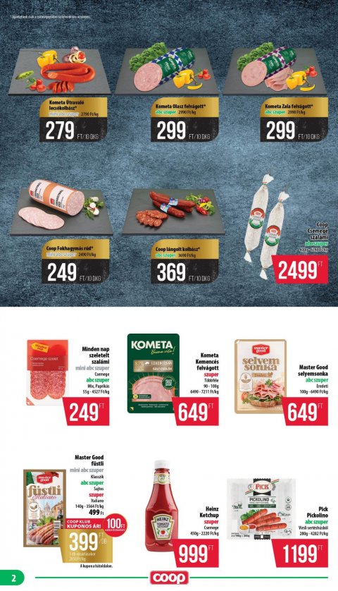 COOP Nyírzem akciós újság