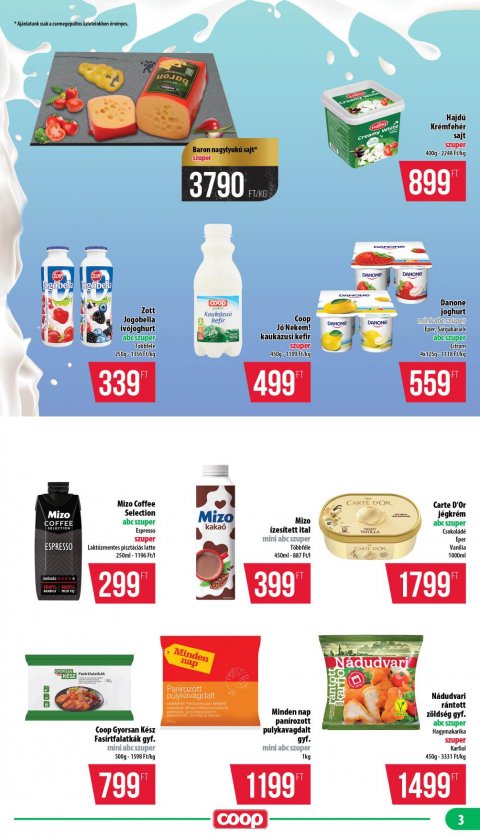 COOP Nyírzem akciós újság