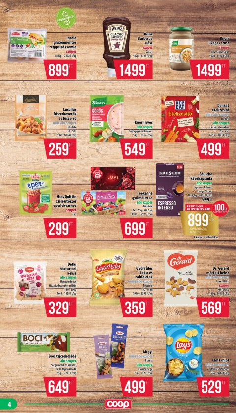 COOP Nyírzem akciós újság