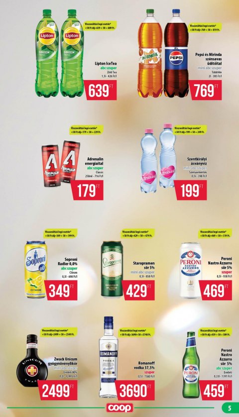 COOP Nyírzem akciós újság