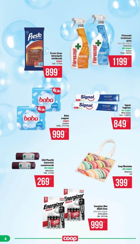 COOP Nyírzem akciós újság