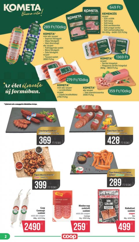 COOP Mecsek akciós újság