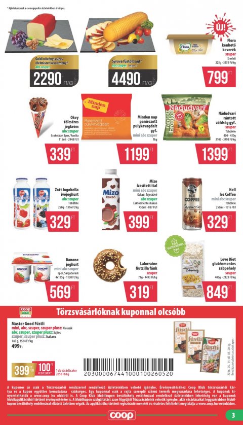 COOP Mecsek akciós újság