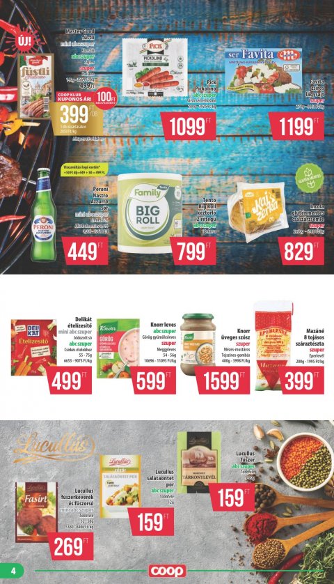 COOP Mecsek akciós újság