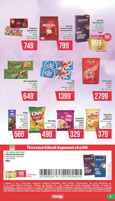 COOP Mecsek akciós újság