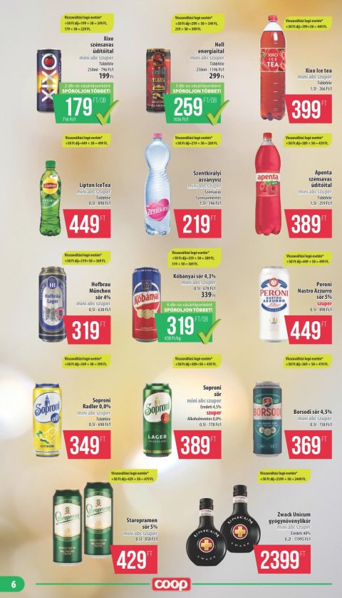 COOP Mecsek akciós újság