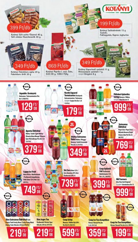 COOP Hétforrás akciós újság