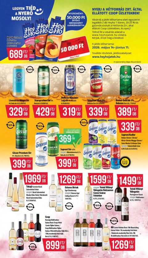 COOP Hétforrás akciós újság