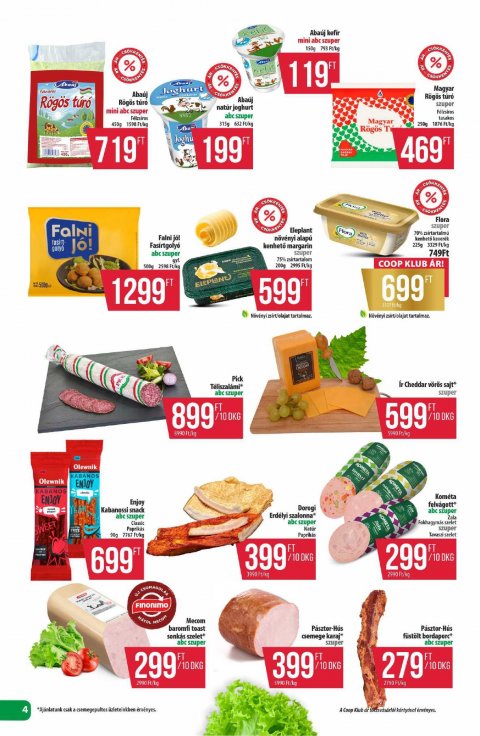 COOP Észak-Kelet akciós újság