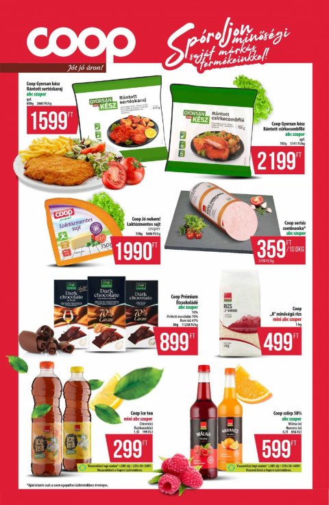 COOP Észak-Kelet akciós újság