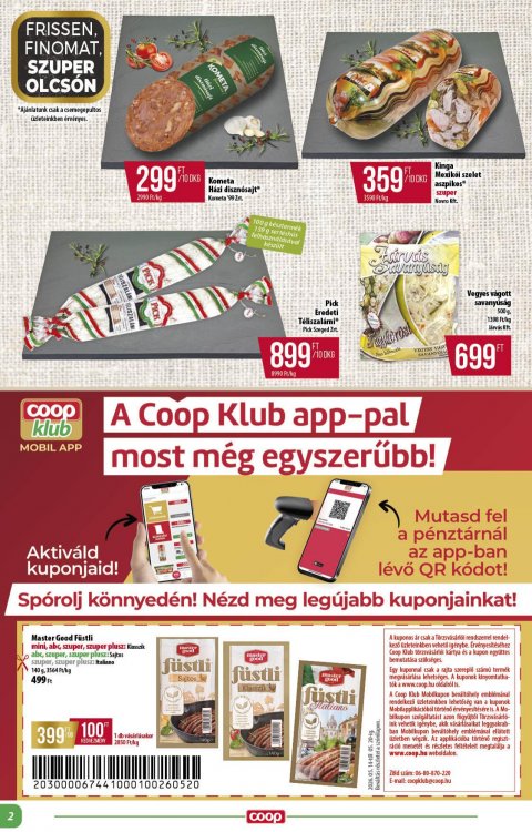 COOP Alföld akciós újság