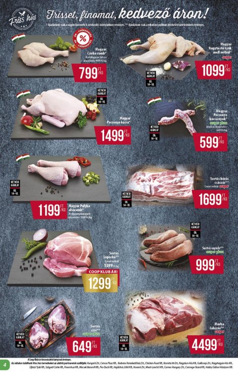 COOP Alföld akciós újság