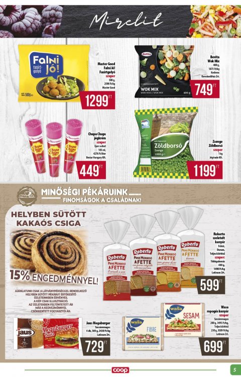 COOP Alföld akciós újság