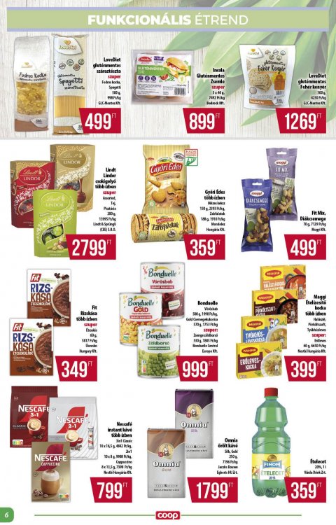 COOP Alföld akciós újság