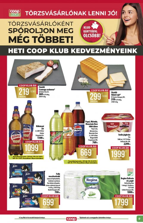 COOP Alföld akciós újság