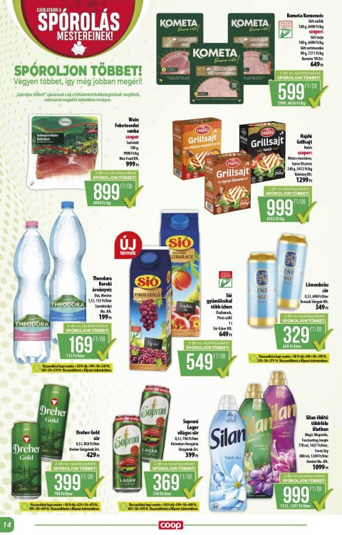 COOP Alföld akciós újság
