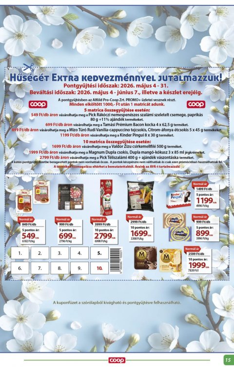 COOP Alföld akciós újság