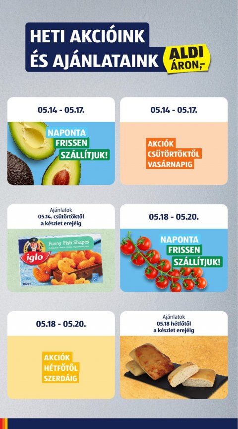 ALDI akciós újság