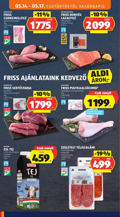 ALDI akciós újság