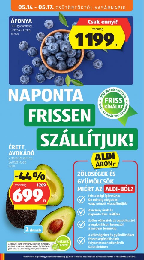 ALDI akciós újság