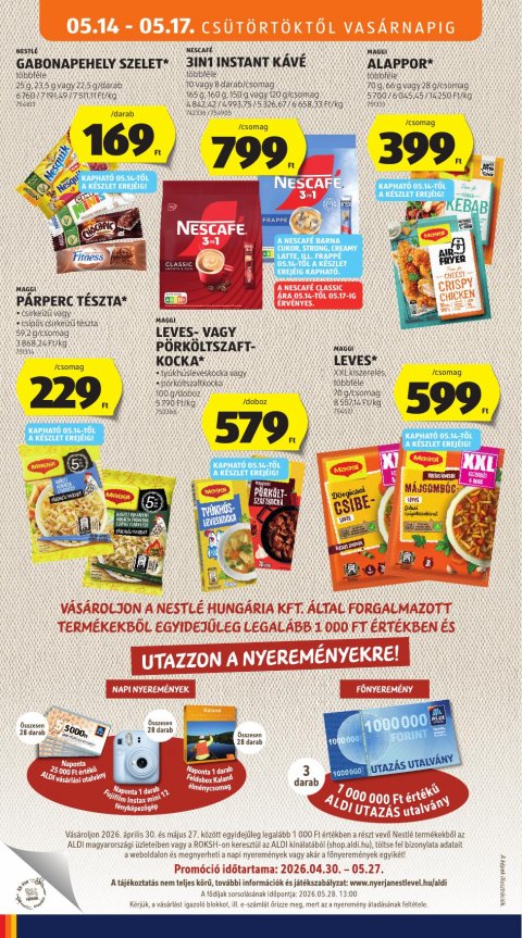 ALDI akciós újság