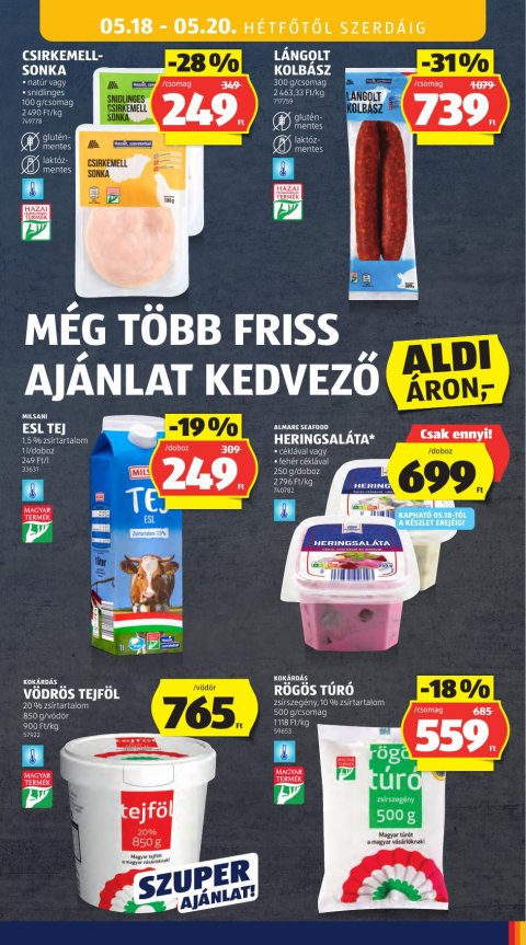 ALDI akciós újság