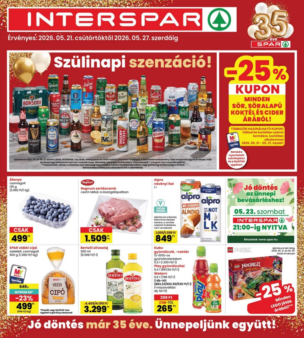 INTERSPAR akciós újság od 21. 5. 2026 do 27. 5. 2026