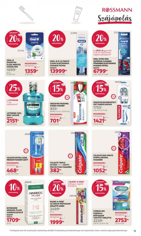 ROSSMANN akciós újság