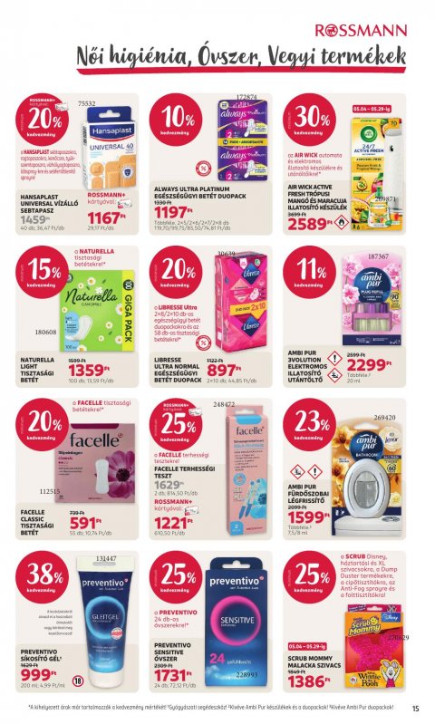 ROSSMANN akciós újság