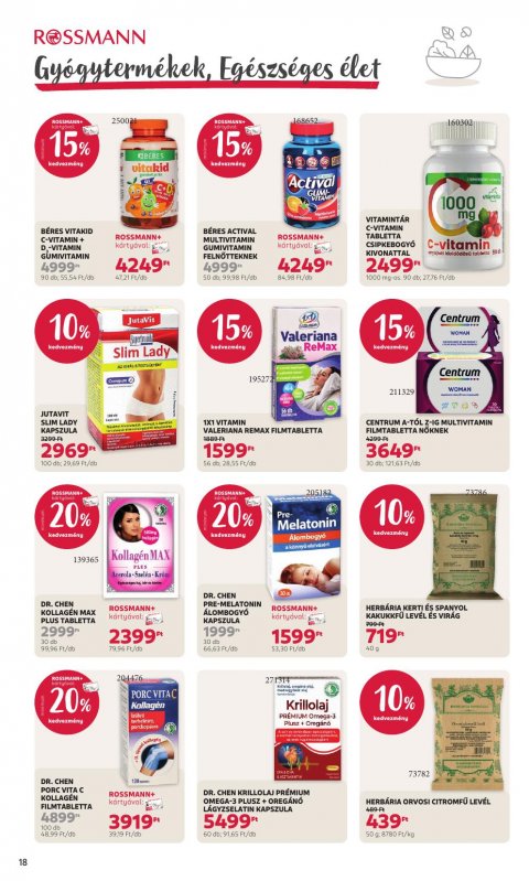 ROSSMANN akciós újság