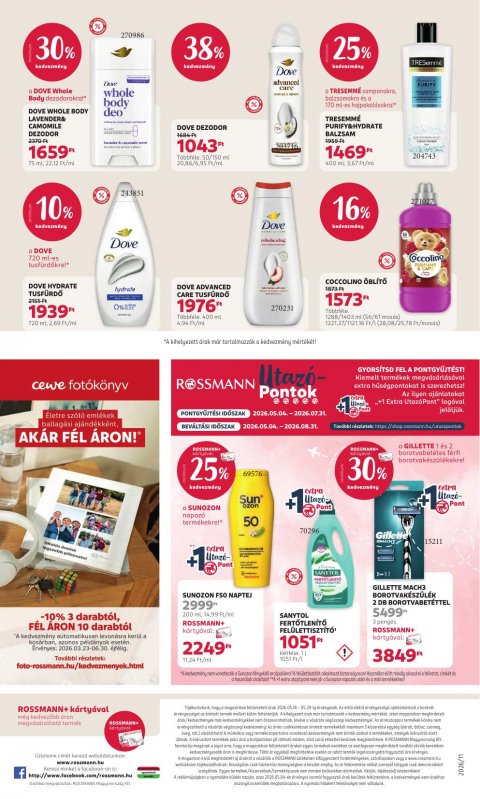 ROSSMANN akciós újság